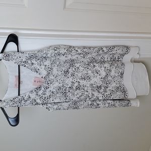 Cheetah print tank top blouse xs